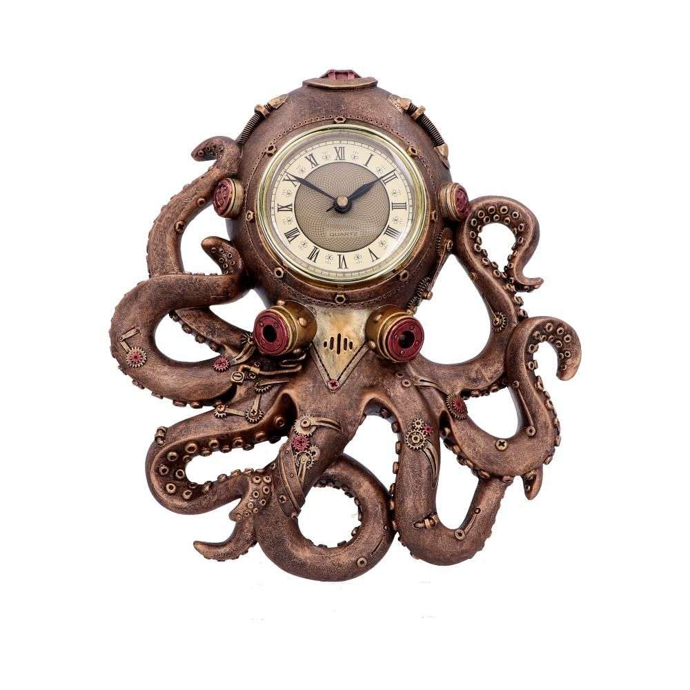 Nemesis Now - Octoclock Horloge murale - Couleur bronze